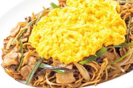 ⑯【中】信州オレイン豚入り　とろーり玉子焼きそば