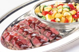 ⑦【洋】ローストビーフ　バーボンを使ったBBQ ソース