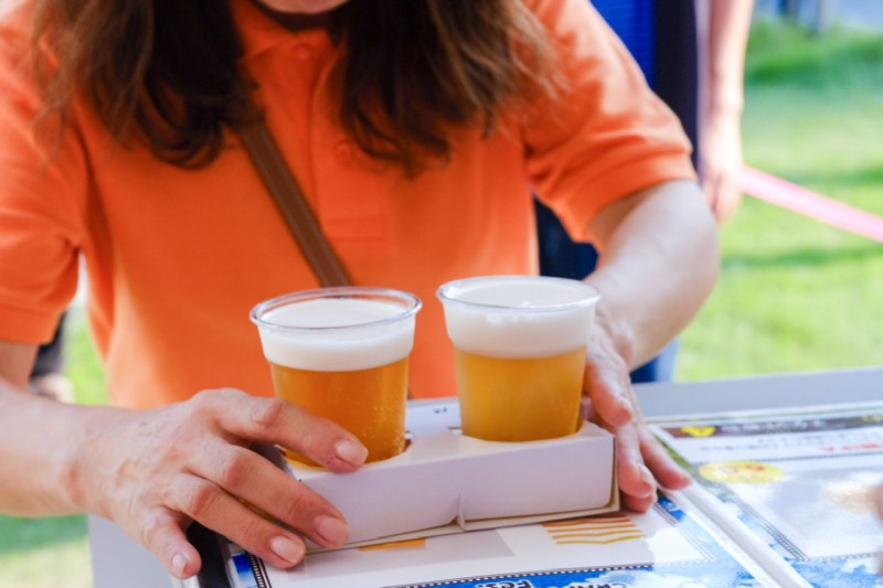 ２種類購入して飲み比べをされるお客様も多くいらっしゃいましたいらっしゃいました