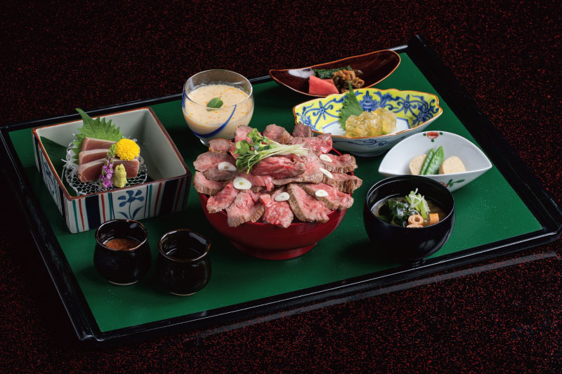 料亭 深志楼　信州牛ステーキ丼御膳