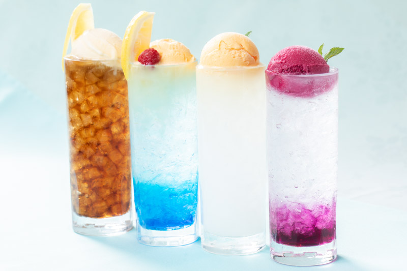 【ラ・カフェテラサ】4種のフロートドリンク