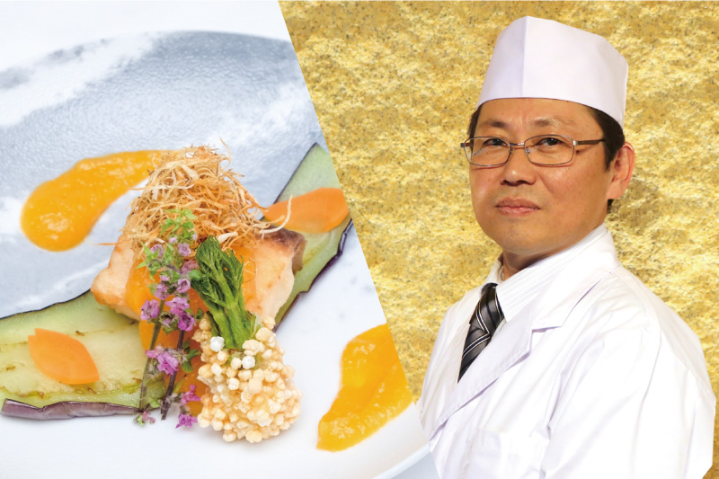 双泉の宿 朱白　後藤料理長