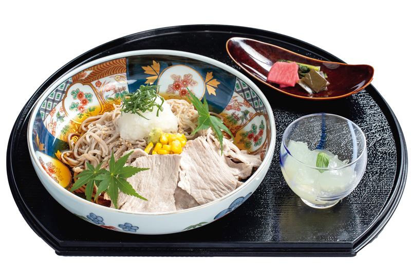 【料亭 深志楼】冷やし豚しゃぶおろし蕎麦御膳