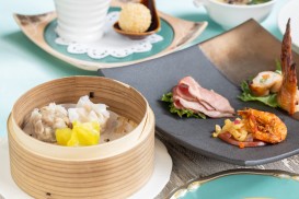 春色蒸し点心・4種前菜の盛合せ