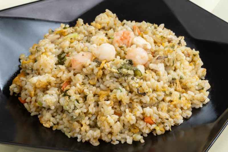 ⑤海鮮入りふき味噌チャーハン　￥1,700